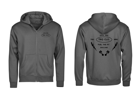Fuel the Fit. Relaxed Zip Hoody